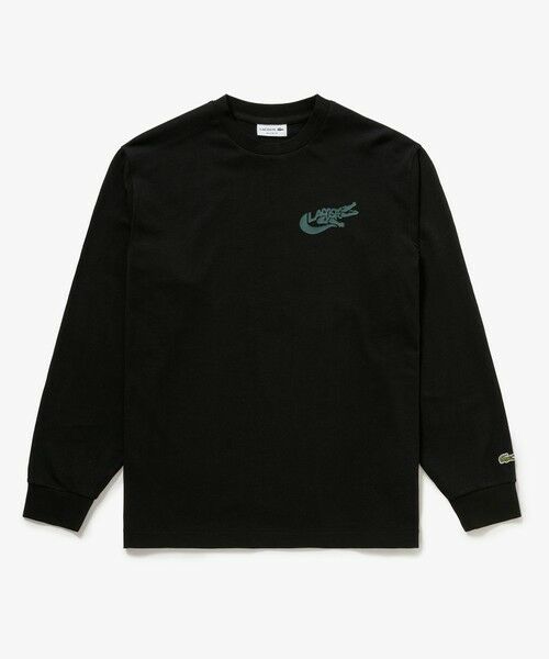 LACOSTE / ラコステ Tシャツ | ネーム&ワニロゴグラフィック長袖Tシャツ | 詳細27