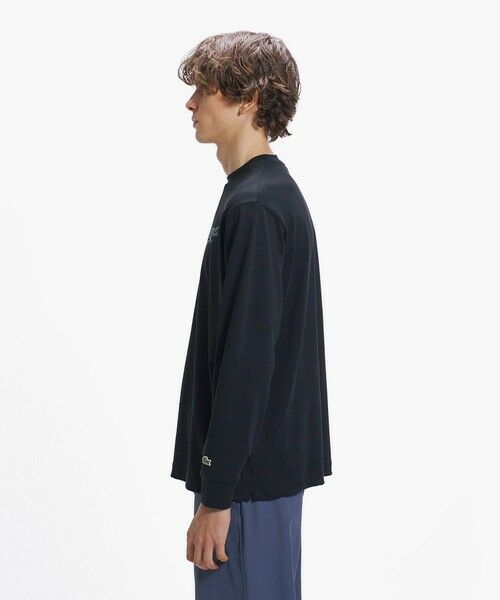 LACOSTE / ラコステ Tシャツ | ネーム&ワニロゴグラフィック長袖Tシャツ | 詳細28