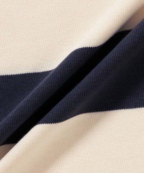 LACOSTE / ラコステ Tシャツ | テクスチャーロゴ ボーダーロングスリーブTシャツ | 詳細24