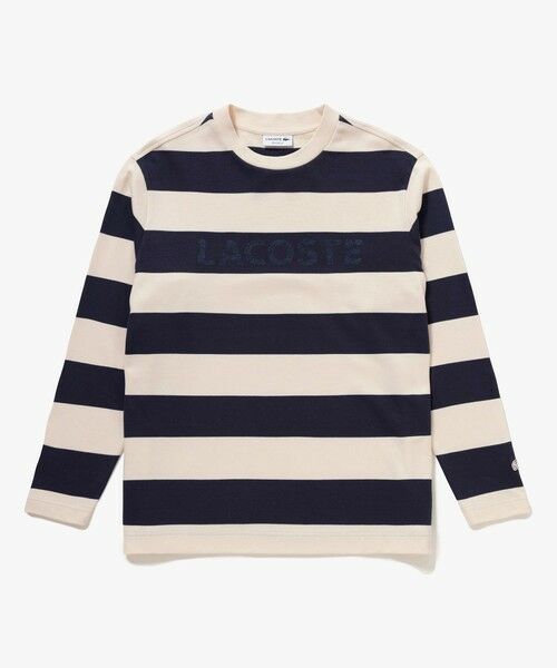 LACOSTE / ラコステ Tシャツ | テクスチャーロゴ ボーダーロングスリーブTシャツ | 詳細28