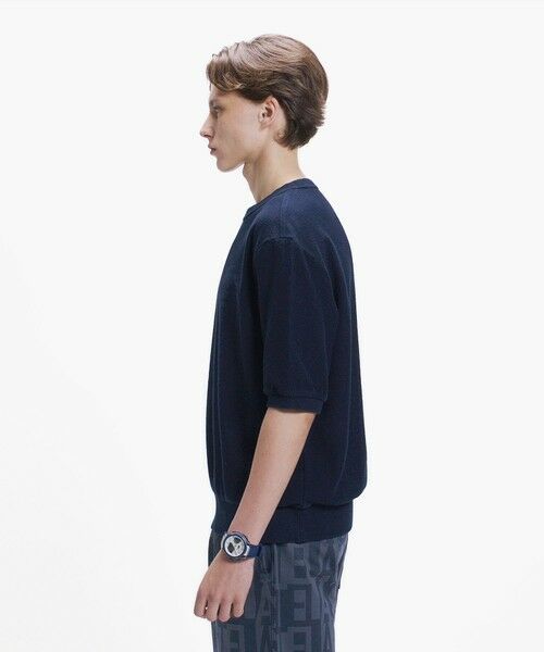 LACOSTE / ラコステ スウェット | インディゴパイル 半袖スウェットシャツ | 詳細6
