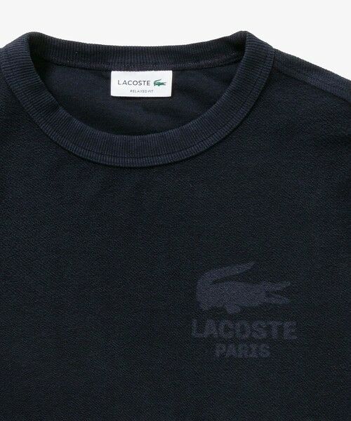 LACOSTE / ラコステ スウェット | インディゴパイル 半袖スウェットシャツ | 詳細9