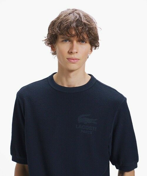 LACOSTE / ラコステ スウェット | インディゴパイル 半袖スウェットシャツ | 詳細15