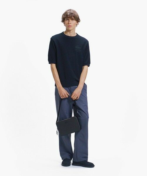 LACOSTE / ラコステ スウェット | インディゴパイル 半袖スウェットシャツ | 詳細18