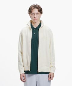 LACOSTE / ラコステ カーディガン・ボレロ | エンザイムウォッシュ テクスチャーロゴ ヴィンテージジップスウェット