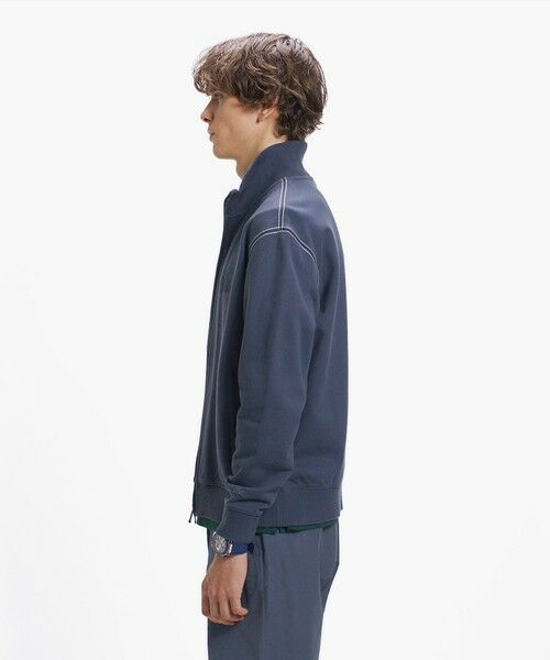 LACOSTE / ラコステ カーディガン・ボレロ | エンザイムウォッシュ テクスチャーロゴ ヴィンテージジップスウェット | 詳細6