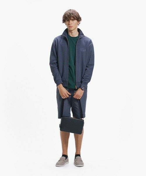 LACOSTE / ラコステ カーディガン・ボレロ | エンザイムウォッシュ テクスチャーロゴ ヴィンテージジップスウェット | 詳細7