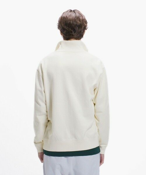 LACOSTE / ラコステ カーディガン・ボレロ | エンザイムウォッシュ テクスチャーロゴ ヴィンテージジップスウェット | 詳細29