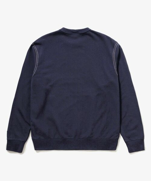 LACOSTE / ラコステ スウェット | エンザイムウォッシュ テクスチャーロゴ ヴィンテージクルーネックスウェット | 詳細9