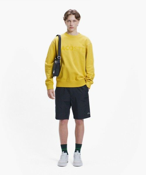 LACOSTE / ラコステ スウェット | エンザイムウォッシュ テクスチャーロゴ ヴィンテージクルーネックスウェット | 詳細21