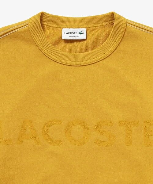 LACOSTE / ラコステ スウェット | エンザイムウォッシュ テクスチャーロゴ ヴィンテージクルーネックスウェット | 詳細23