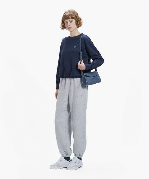 LACOSTE / ラコステ スウェット | 裾ドローストリング ダブルフェイスプルオーバー | 詳細9