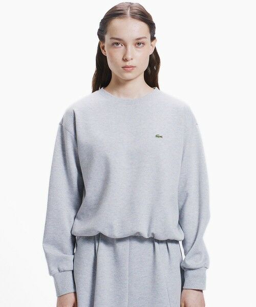 LACOSTE / ラコステ スウェット | 裾ドローストリング ダブルフェイスプルオーバー | 詳細16