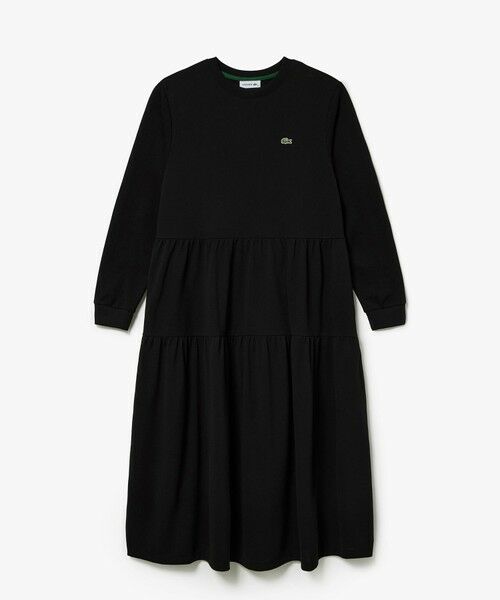 LACOSTE / ラコステ ロング・マキシ丈ワンピース | ティアード鹿の子ロングドレス / ティアードワンピース | 詳細30