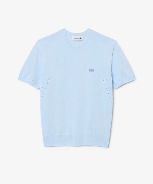 LACOSTE / ラコステ ニット・セーター | シームレス3Dニット半袖セーター | 詳細4