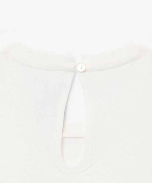 LACOSTE / ラコステ Tシャツ | スカラップエッジデザイン フリルフェミニン半袖Tシャツ | 詳細13