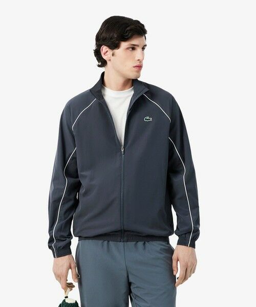 LACOSTE / ラコステ その他トップス | 配色パイピングトラックジャケット（ダークグレー）
