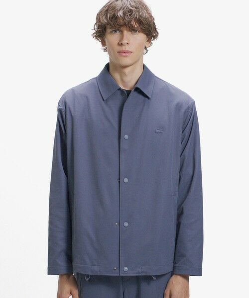 LACOSTE / ラコステ シャツ・ブラウス | スウェードタッチ ピーチコーチジャケット（グレー）
