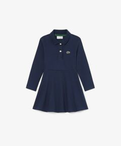 LACOSTE / ラコステ ミニ丈・ひざ丈ワンピース | 【EC限定】GIRLSストレッチピケポロドレス