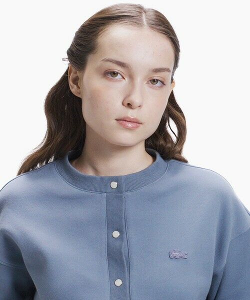 LACOSTE / ラコステ カーディガン・ボレロ | ショート丈ダブルフェイスカーディガン | 詳細4
