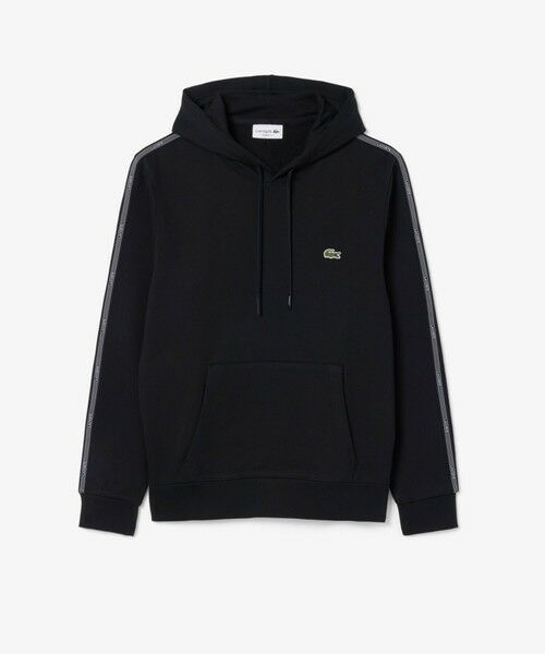 LACOSTE / ラコステ パーカー | 【EC限定】スリーブテーピングスウェットフーディー（ブラック）