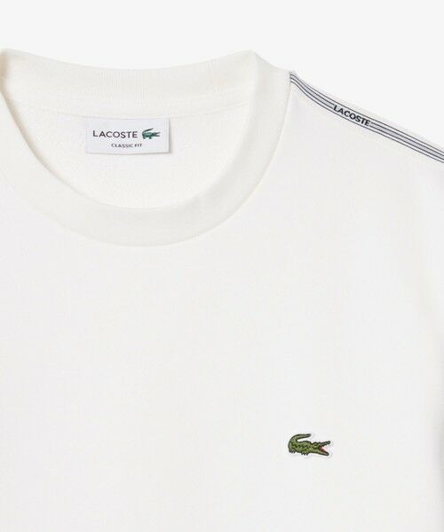 LACOSTE / ラコステ スウェット | 【EC限定】スリーブテーピングクルーネックスウェット | 詳細1