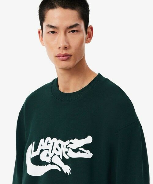 LACOSTE / ラコステ スウェット | ブランドネームワニロゴ クルーネックスウェット | 詳細3