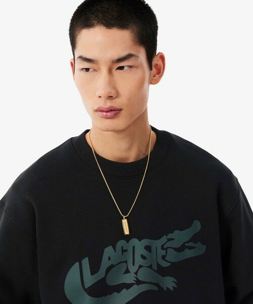 LACOSTE / ラコステ スウェット | ブランドネームワニロゴ クルーネックスウェット | 詳細11