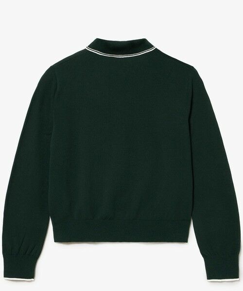 LACOSTE / ラコステ カーディガン・ボレロ | 配色ラインディテールニットポロカーディガン | 詳細8