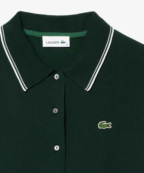 LACOSTE / ラコステ カーディガン・ボレロ | 配色ラインディテールニットポロカーディガン | 詳細9