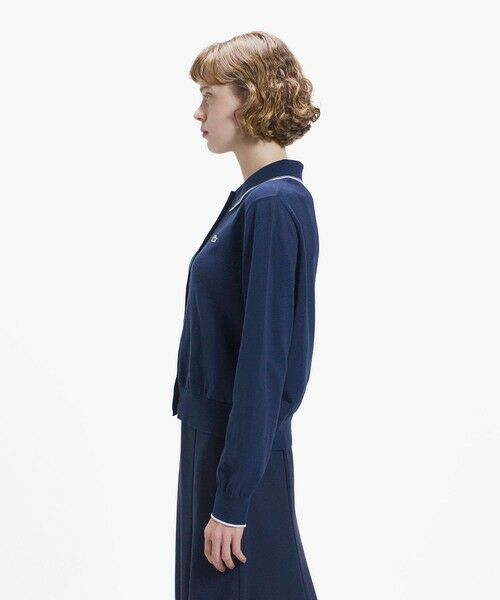 LACOSTE / ラコステ カーディガン・ボレロ | 配色ラインディテールニットポロカーディガン | 詳細17