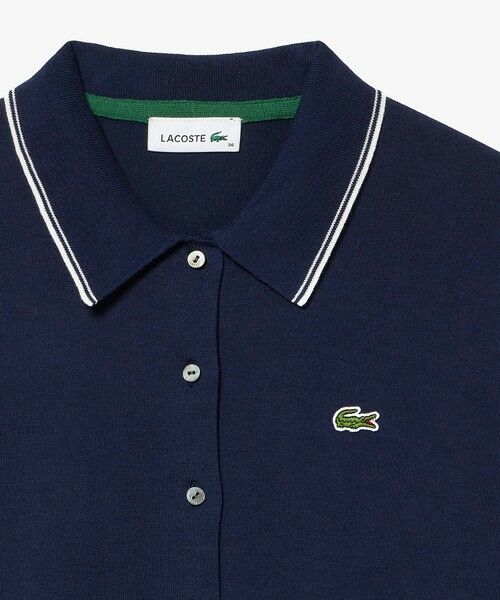 LACOSTE / ラコステ カーディガン・ボレロ | 配色ラインディテールニットポロカーディガン | 詳細20