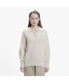 LACOSTE / ラコステ ニット・セーター | ラメミックススキッパーニットプルオーバー
