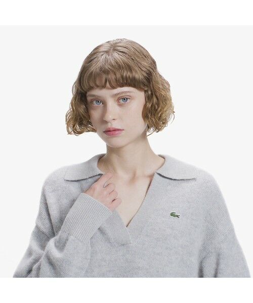 LACOSTE / ラコステ ニット・セーター | ラメミックススキッパーニットプルオーバー | 詳細2