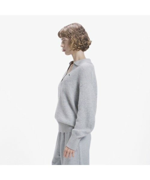 LACOSTE / ラコステ ニット・セーター | ラメミックススキッパーニットプルオーバー | 詳細4