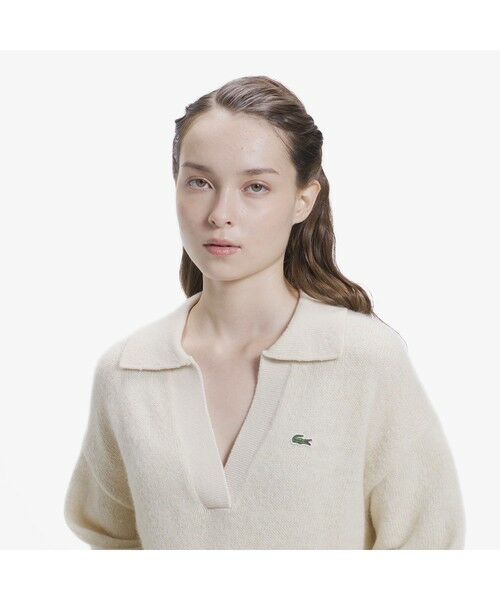 LACOSTE / ラコステ ニット・セーター | ラメミックススキッパーニットプルオーバー | 詳細12
