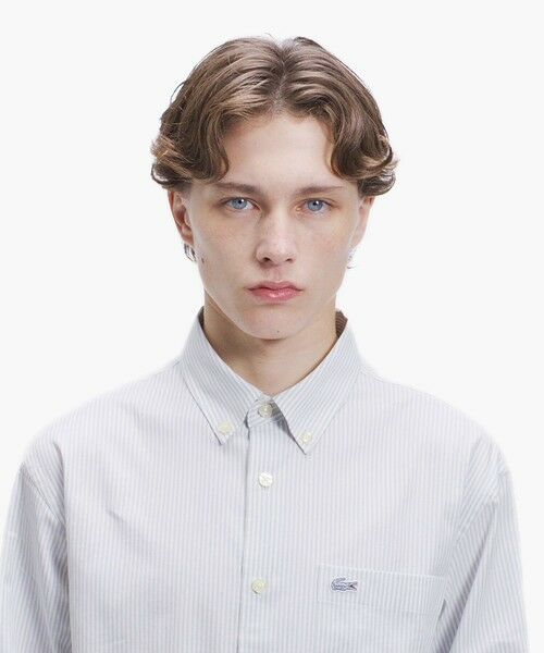 LACOSTE / ラコステ シャツ・ブラウス | イージーケア加工 ロンドンストライプ ストレッチボタンダウン長袖シャツ | 詳細4