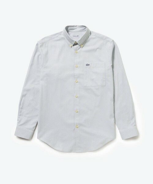 LACOSTE / ラコステ シャツ・ブラウス | イージーケア加工 ロンドンストライプ ストレッチボタンダウン長袖シャツ | 詳細5
