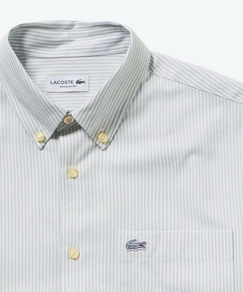 LACOSTE / ラコステ シャツ・ブラウス | イージーケア加工 ロンドンストライプ ストレッチボタンダウン長袖シャツ | 詳細9