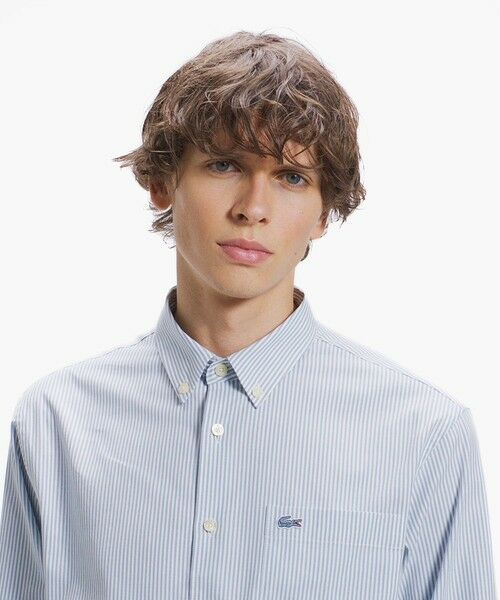 LACOSTE / ラコステ シャツ・ブラウス | イージーケア加工 ロンドンストライプ ストレッチボタンダウン長袖シャツ | 詳細14