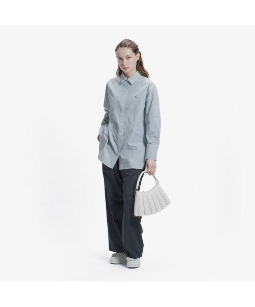 LACOSTE / ラコステ シャツ・ブラウス | ストライプロングシャツ | 詳細5
