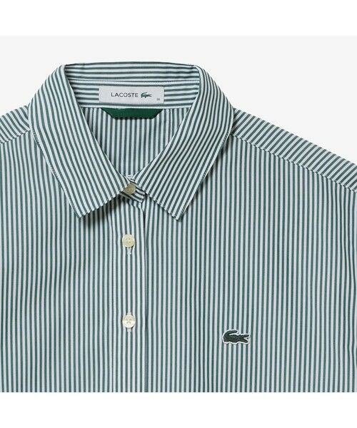 LACOSTE / ラコステ シャツ・ブラウス | ストライプロングシャツ | 詳細7