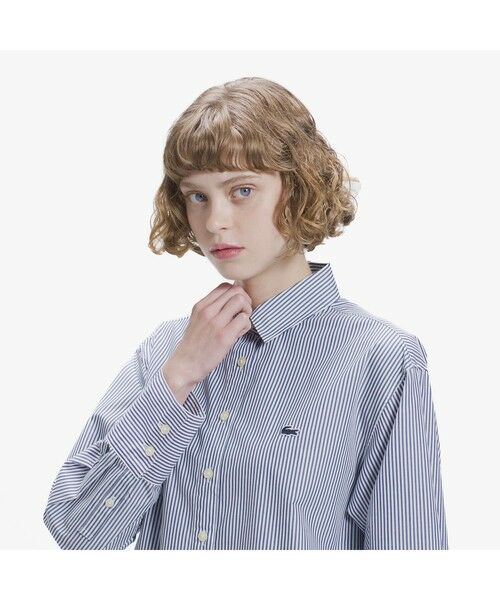LACOSTE / ラコステ シャツ・ブラウス | ストライプロングシャツ | 詳細12
