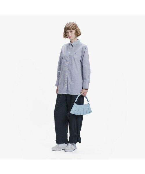 LACOSTE / ラコステ シャツ・ブラウス | ストライプロングシャツ | 詳細15