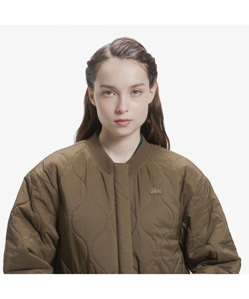 LACOSTE / ラコステ その他アウター | ウェーブキルトロング中綿コート | 詳細2