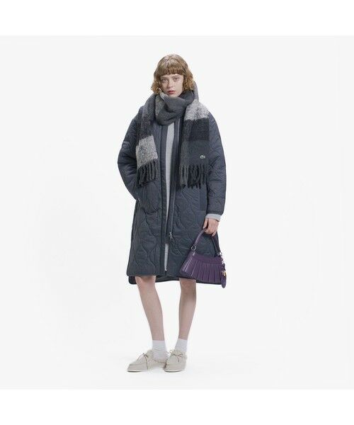 LACOSTE / ラコステ その他アウター | ウェーブキルトロング中綿コート | 詳細20