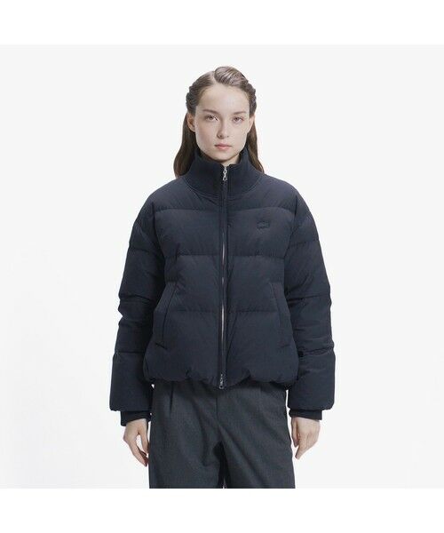 LACOSTE / ラコステ ブルゾン | ドローストリング ショートダウンブルゾン（ブラック）