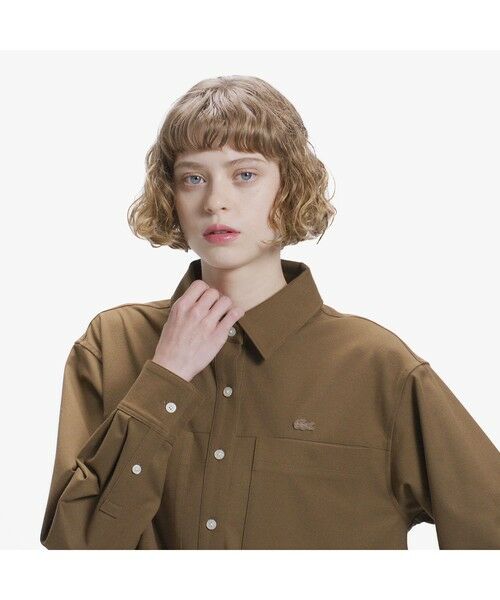 LACOSTE / ラコステ シャツ・ブラウス | ストレッチツイルミリタリーシャツ | 詳細2