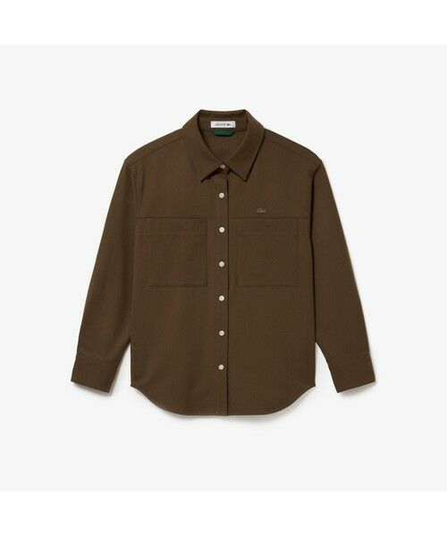 LACOSTE / ラコステ シャツ・ブラウス | ストレッチツイルミリタリーシャツ | 詳細3