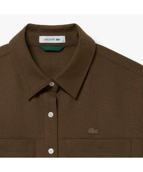 LACOSTE / ラコステ シャツ・ブラウス | ストレッチツイルミリタリーシャツ | 詳細7